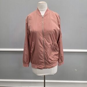 Women's Pink Bomber Jacket